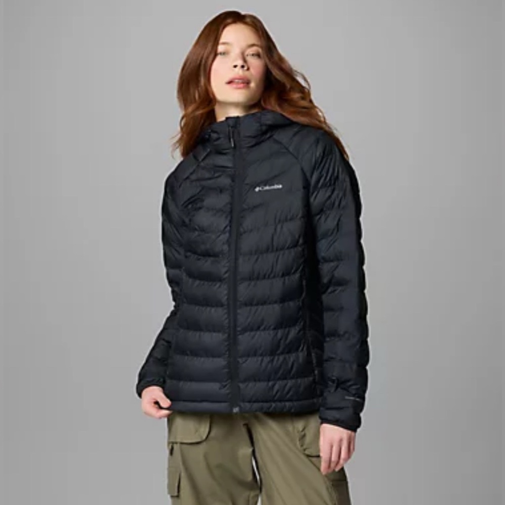 🌾 Columbia Women's Black Omni Heat Puffer Jacket